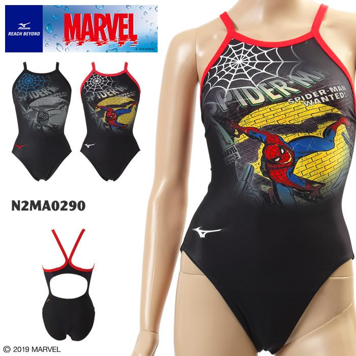 レディース 競泳練習用水着 Mizuno ミズノ ディズニー マーベル スパイダーマン N2ma0290 特別価格につき交換返品不可 N2ma0290 水泳専門店mihoro 通販 Yahoo ショッピング