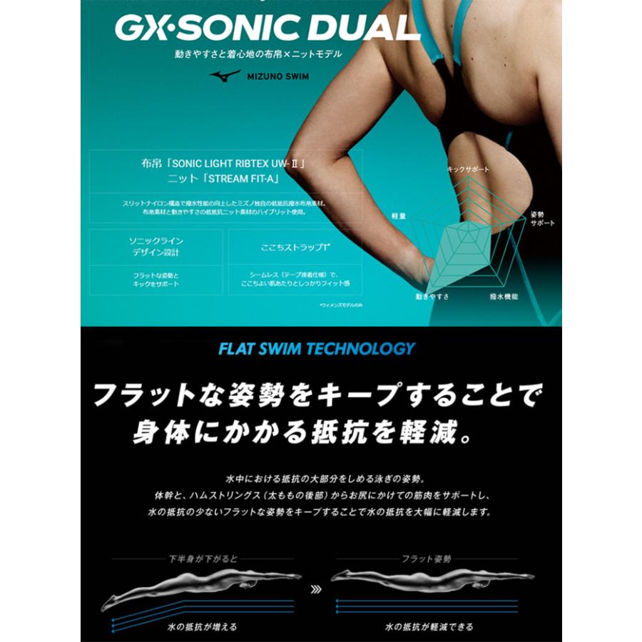 MIZUNO（ミズノ） FINA承認 メンズ 上級者用布帛競泳水着 選手用 GX