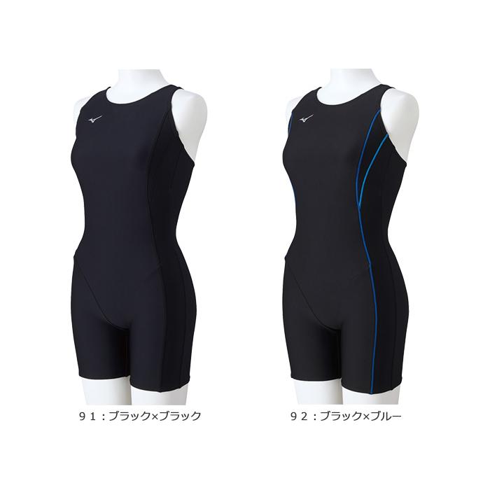 ミズノ(MIZUNO) フィットネス水着 オールインワン Mサイズ MIZUNO（ミズノ） レディース ベーシックフィットネス水着 スクール