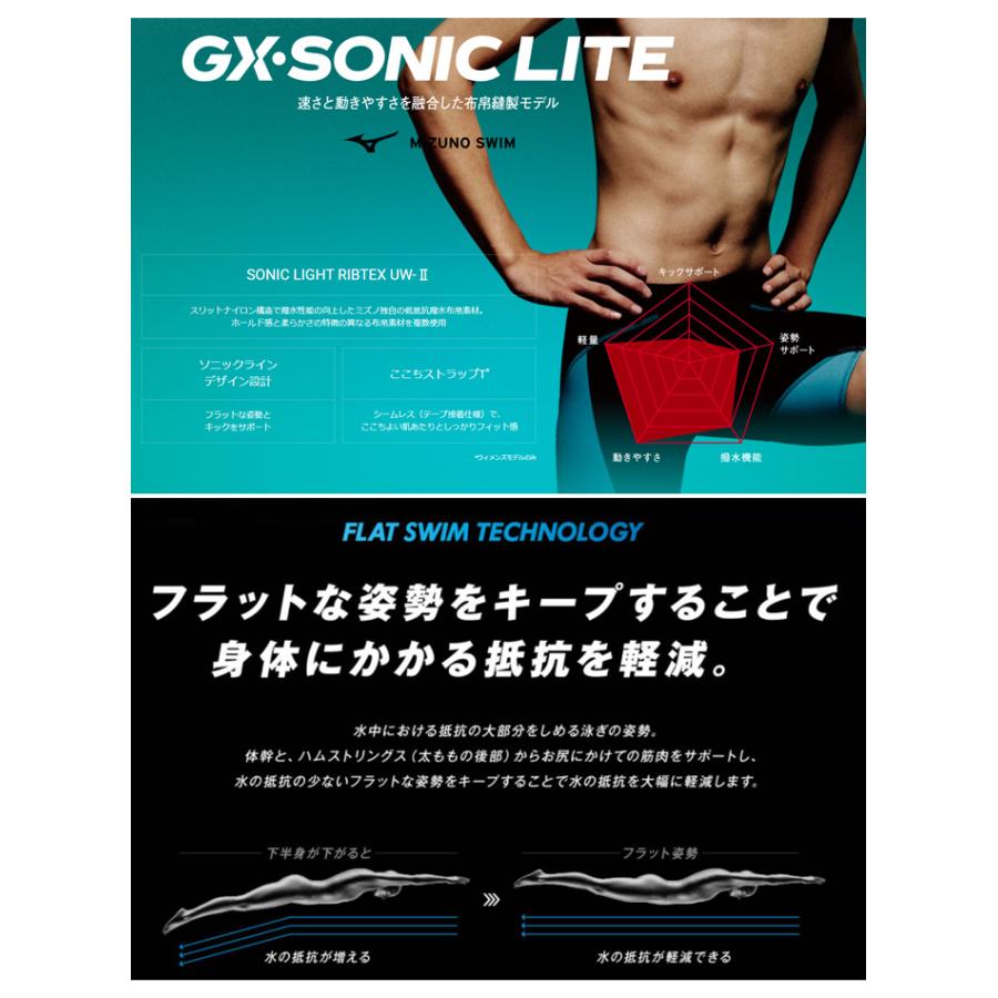 MIZUNO（ミズノ） FINA承認 ジュニア水着 女子 上級者用布帛競泳水着