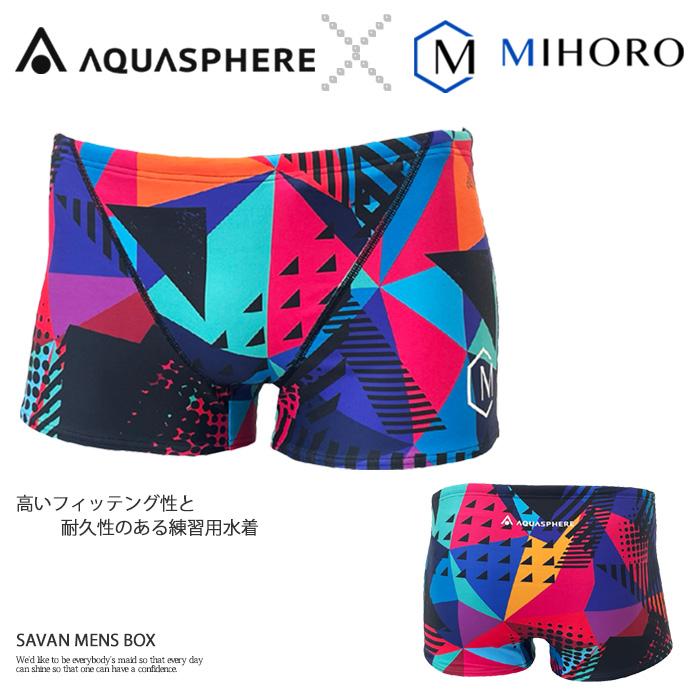 メンズボックス 競泳練習用水着 男性 AQUASPHERE アクアスフィア 