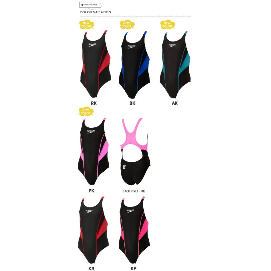 【新品】タグ付き Speedo スイムスーツ ブラック/ピンク FINA認証 speedo（スピード） FINA承認 レディース 競泳水着 2026年/春夏新作