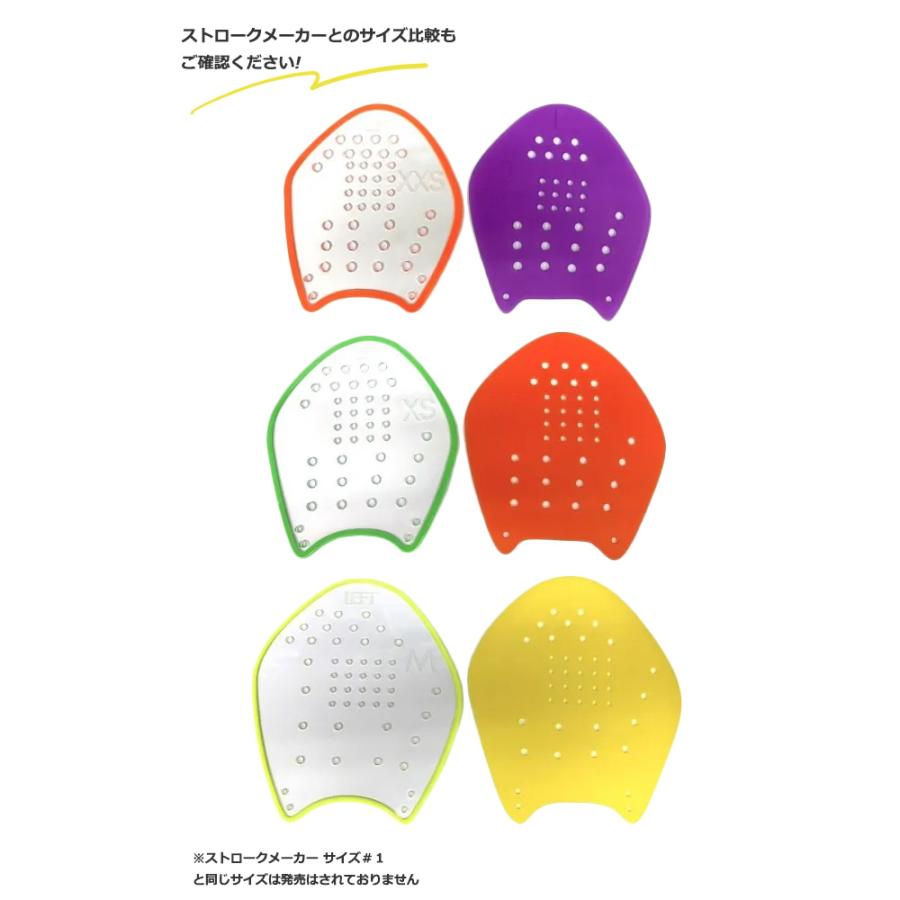 ソルテック スイムパドル クリアパドル（水泳練習用具）（小・中・大