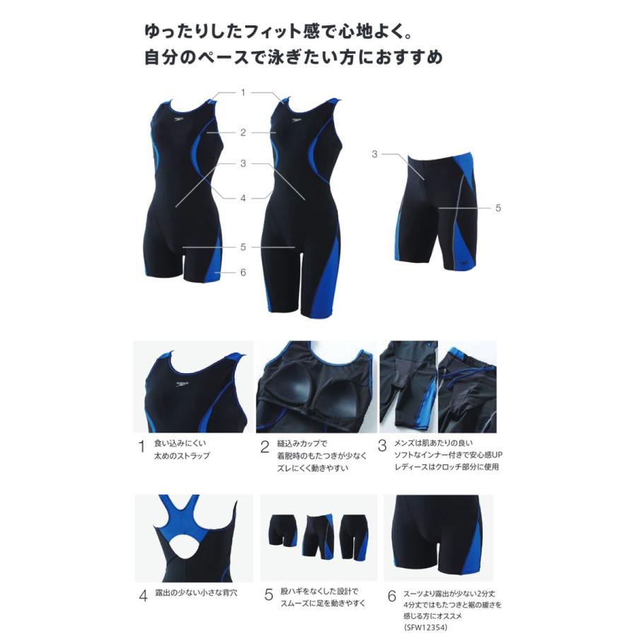 ウェア 123 speedo（スピード） レディース フィットネス水着 オールインワン