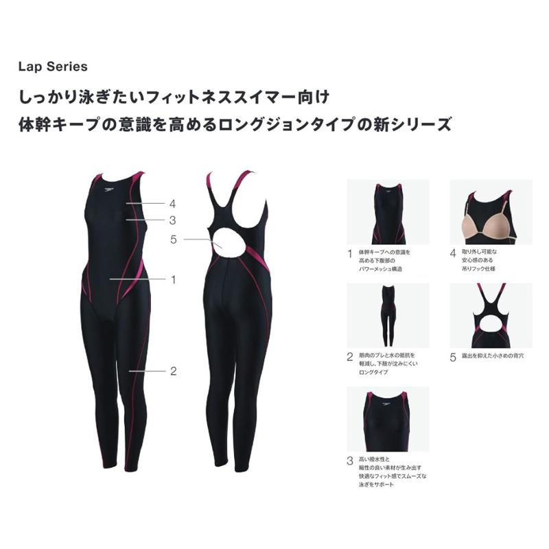 スピード SPEEDO フィットネス水着 ブラック　サイズO speedo（スピード） レディース フィットネス水着 オールインワン