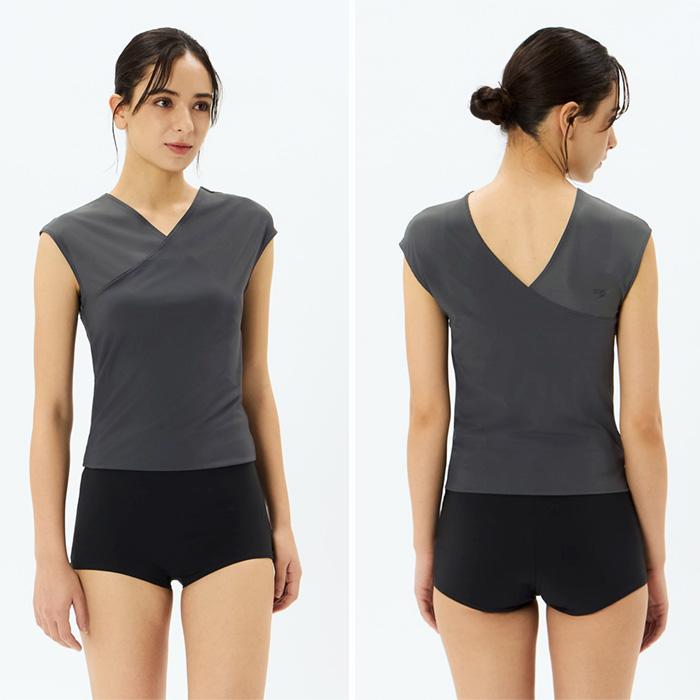 未使用speedo セパレート水着 3点セット リブ素材 speedo（スピード） レディース フィットネス水着 セパレート・3点
