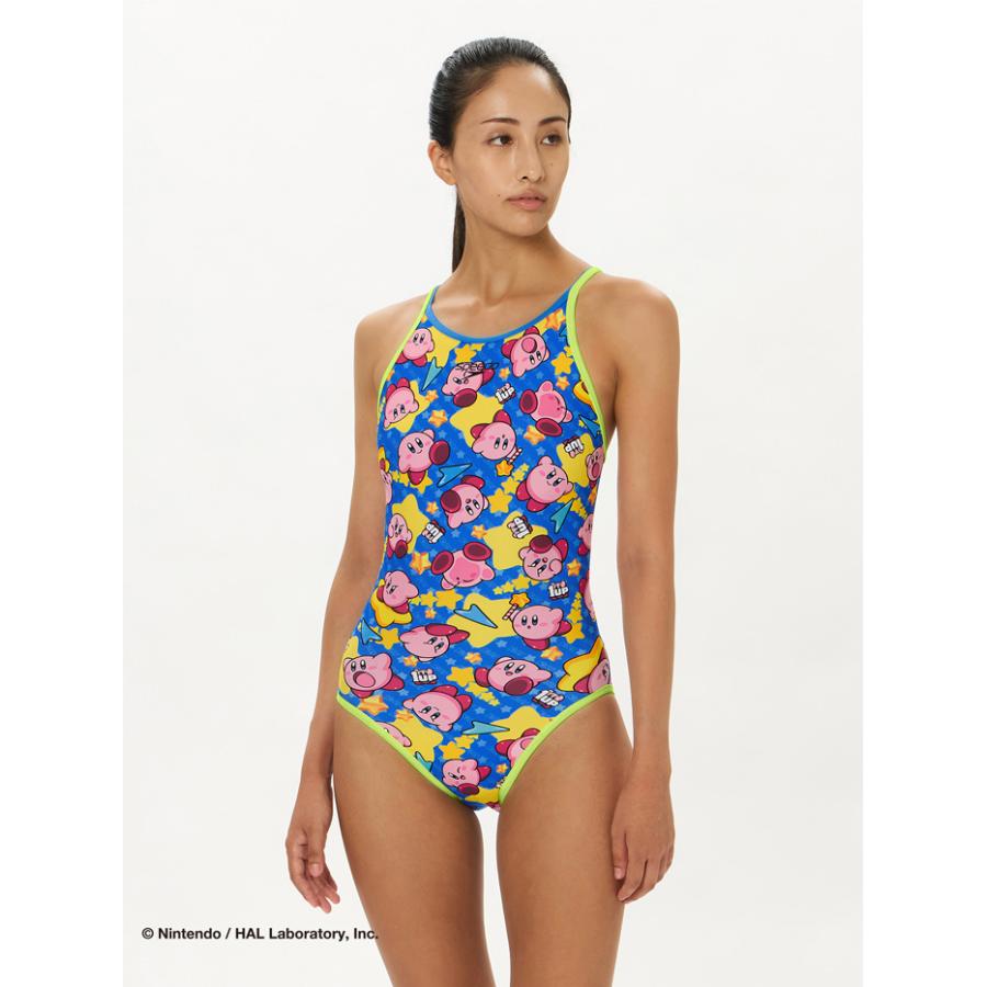 speedo（スピード） ジュニア水着 女子 競泳練習用水着 星のカービィ