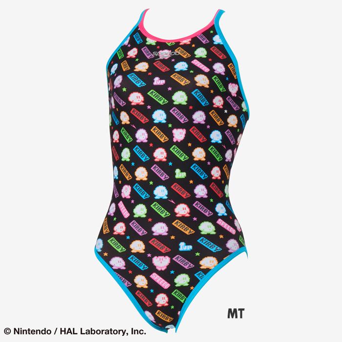 speedo（スピード） ジュニア水着 女子 競泳練習用水着 星のカービィ