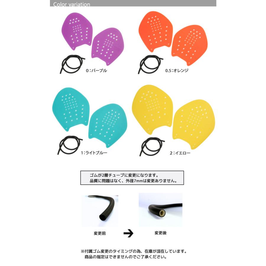 ストロークメーカーパドル （水泳練習用具）（小・中・大）（左右セット）SOLTEC ソルテック STROKEMAKERS 半透明クリアカラー [SO-04] | ソルテック | 01