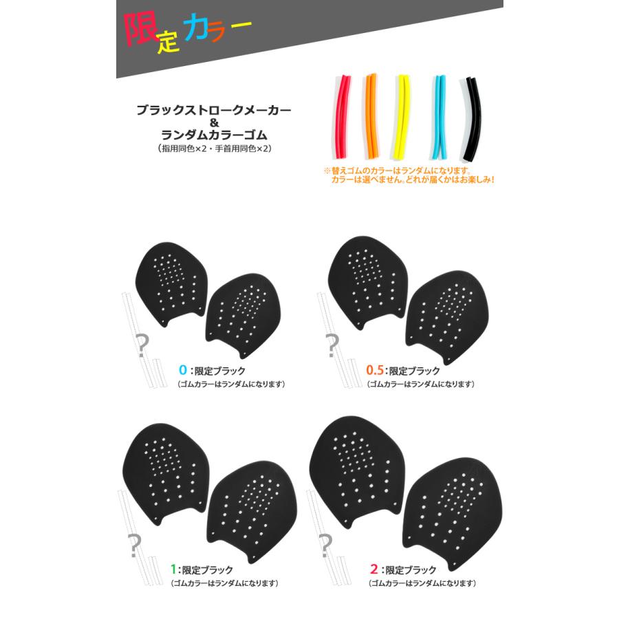 ストロークメーカーパドル （水泳練習用具）（小・中・大）（左右セット）SOLTEC ソルテック STROKEMAKERS 半透明クリアカラー [SO-04] | ソルテック | 02