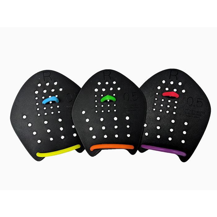 ストロークメーカーパドル （水泳練習用具）（小・中・大）（左右セット）SOLTEC ソルテック STROKEMAKERS 半透明クリアカラー [SO-04] | ソルテック | 04