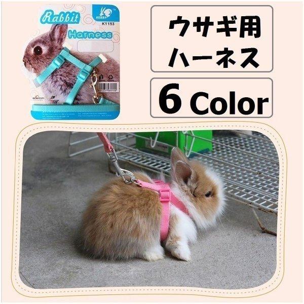 Lサイズ　ペット　小動物　うさぎ　モルモット　フェレット　ハーネス　リード　胴輪