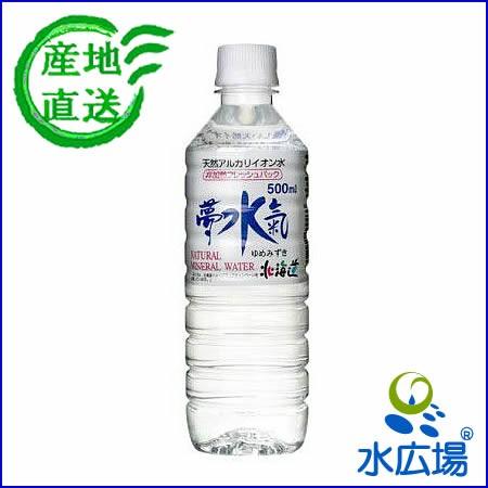 水 500ml 北海道の健康アルカリ天然水 夢水氣 500mLx24本 大沼国定公園