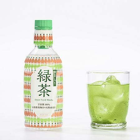 Fresh抹茶入り緑茶 340mlx24本　つくりたてを楽しめる健康飲料｜mizuhiroba-jp