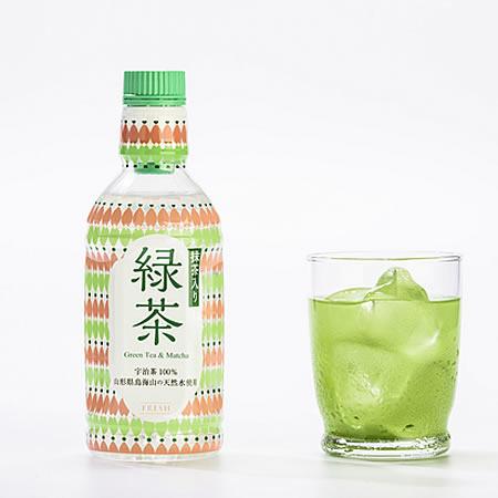 Fresh抹茶入り緑茶 340mlx24本 つくりたてを楽しめる健康飲料 直送品