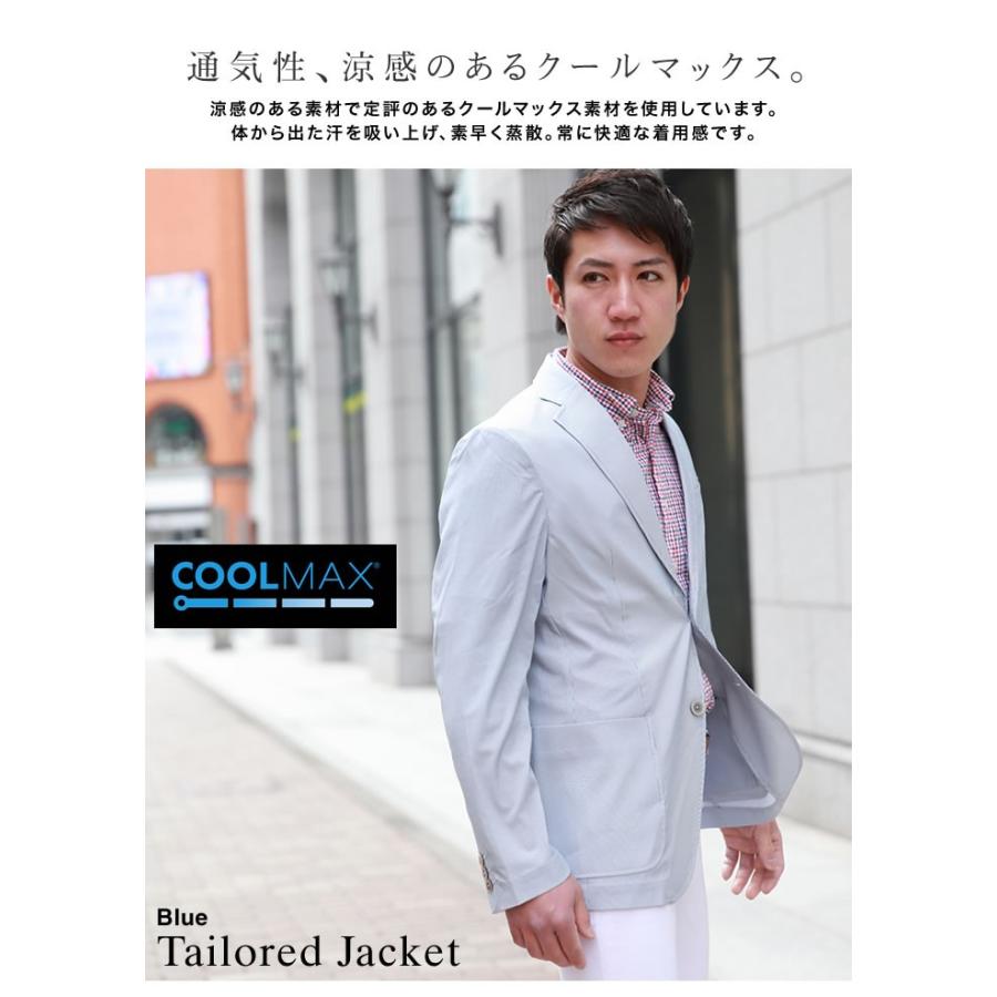 Coolmaxストレッチジャケット メンズ ビジネスジャケット テーラードジャケット M L Xl 薄手 クールマックス サッカー素材 No Brand ノーブランド ブラック c Mizujin Online 通販 Yahoo ショッピング