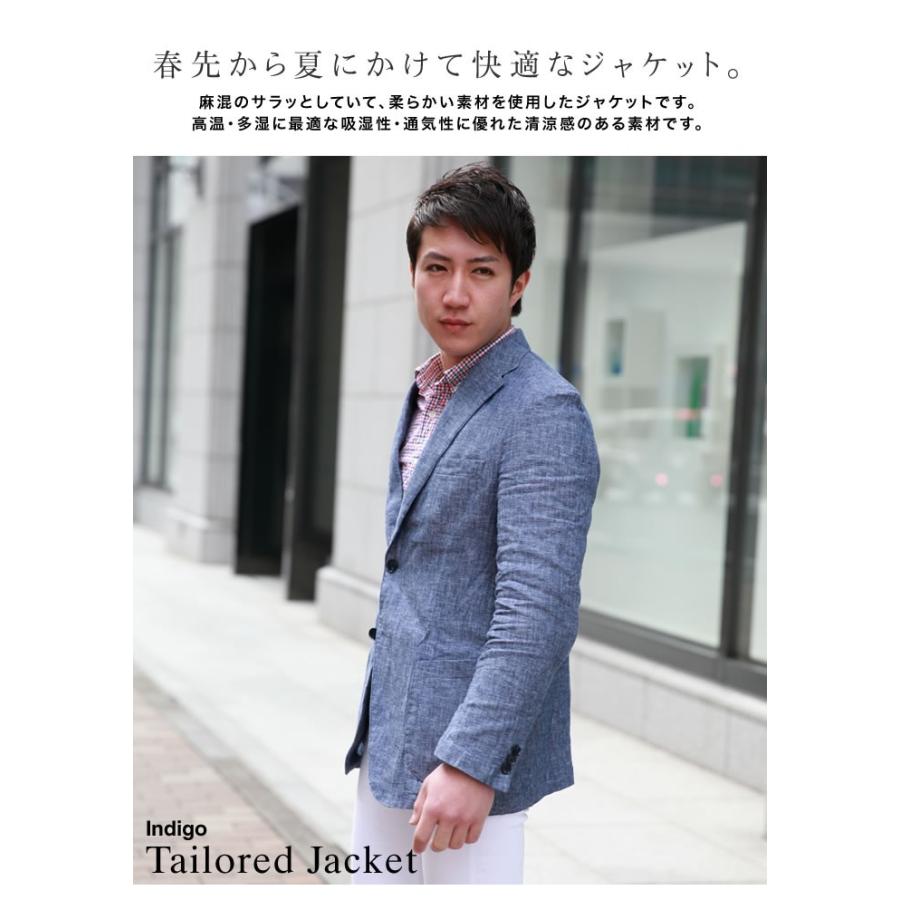 テーラードジャケット メンズ ビジネスジャケット 2ボタン 綿麻 M L Ll Xl ベージュ ブラウン ブルー ブラック No Brand ノーブランド c Mizujin Online 通販 Yahoo ショッピング