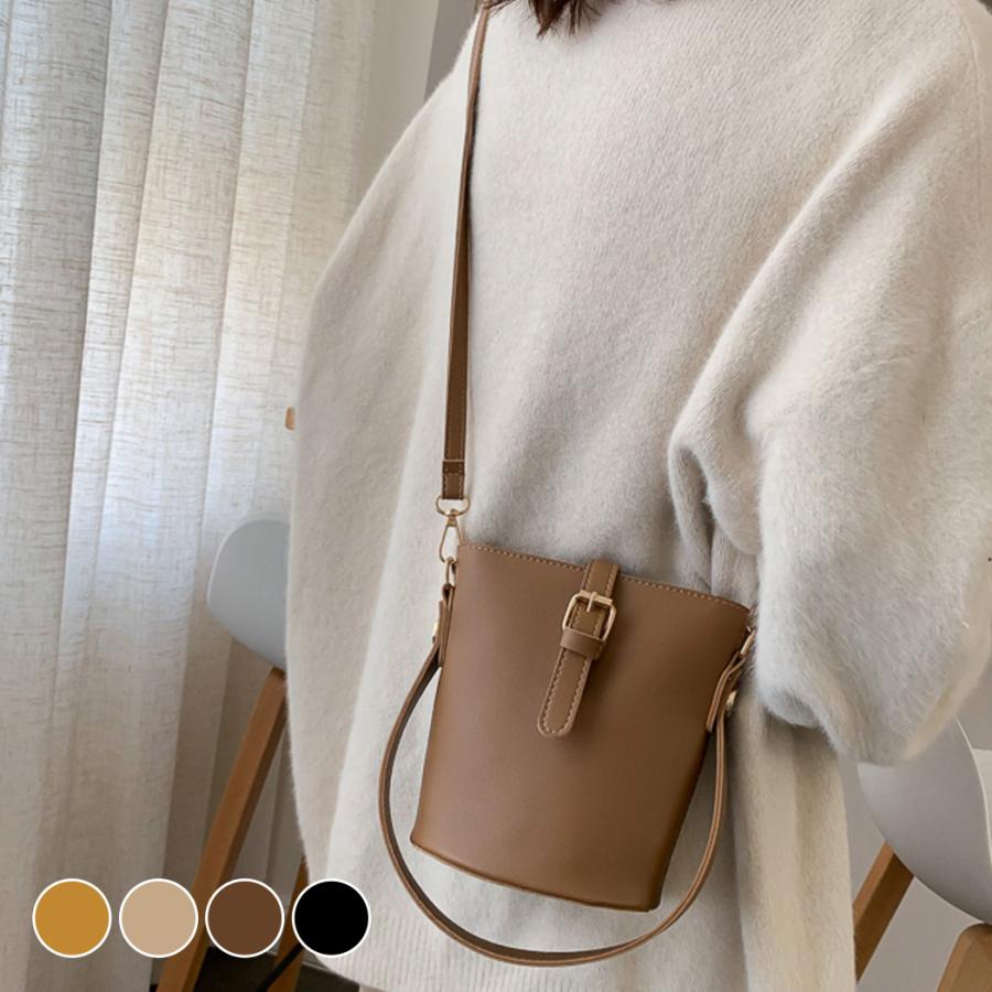 ショルダーバッグ レディース 斜め掛け 大人 2way 黒 プチプラ