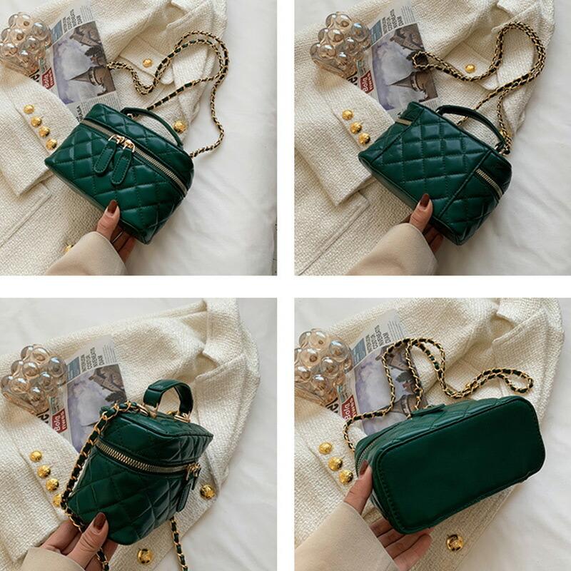 ショルダーバッグ レディース 斜め掛け チェーンバッグ キルティング