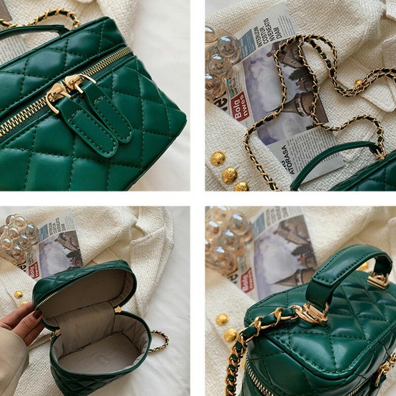 ショルダーバッグ レディース 斜め掛け チェーンバッグ キルティング