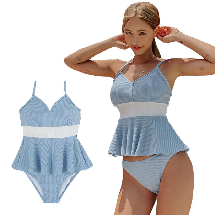 水着 レディース ビスチェビキニ ブラ ショーツ 2点セット 韓国ブランド フレア 上下セット トータルコーデ ガーリー セクシー シンプル フェミニン 水着ストア 通販 Paypayモール