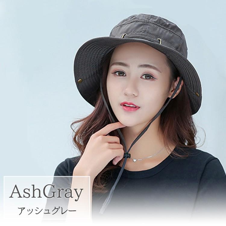 日よけ 帽子 UVカット帽子 レディース ひも付き サファリハット 日よけ 帽子 UVカット帽子 レディース ひも付き サファリハット