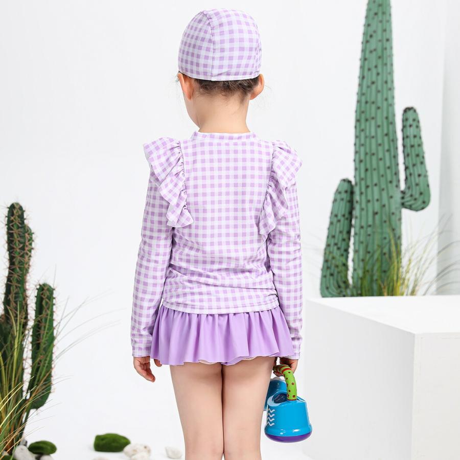TeddyShop（テディショップ） 長袖 キッズ 水着 女の子 セパレート