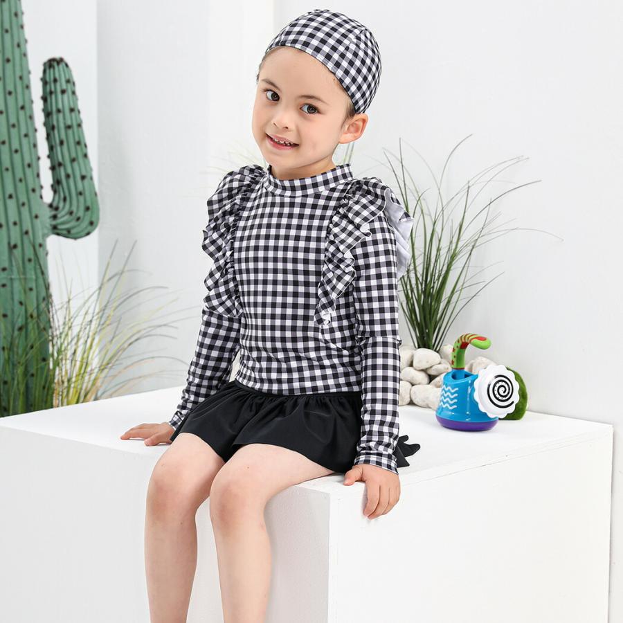 TeddyShop（テディショップ） 長袖 キッズ 水着 女の子 セパレート