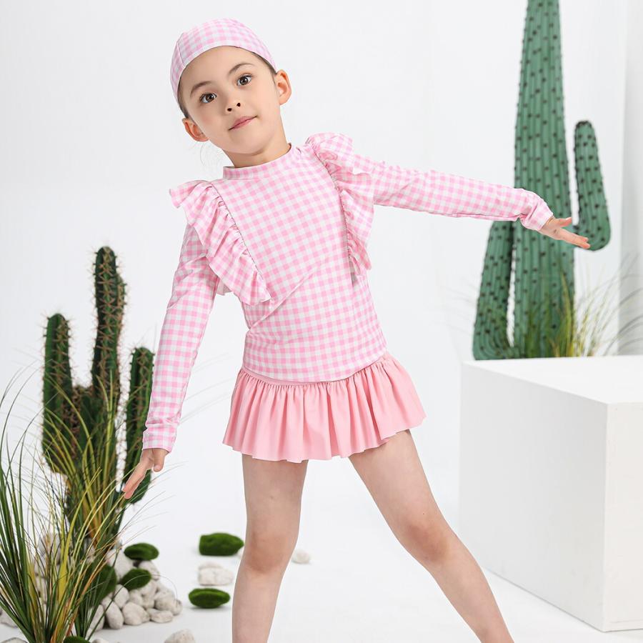 TeddyShop（テディショップ） 長袖 キッズ 水着 女の子 セパレート