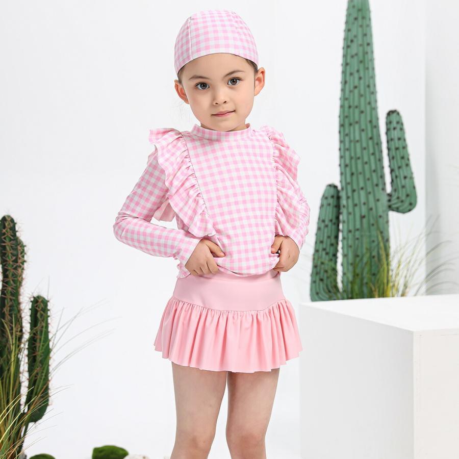 TeddyShop（テディショップ） 長袖 キッズ 水着 女の子 セパレート