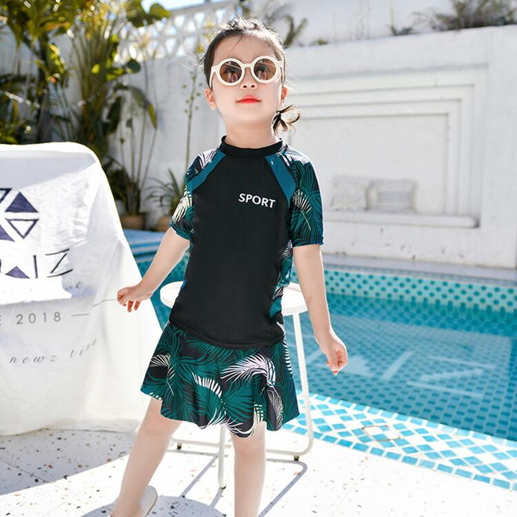 キッズ 水着 半袖 セパレート 女の子 トップス スカート 2点セット おしゃれ 子供 子ども ベビー ジュニア|水着ストア|06