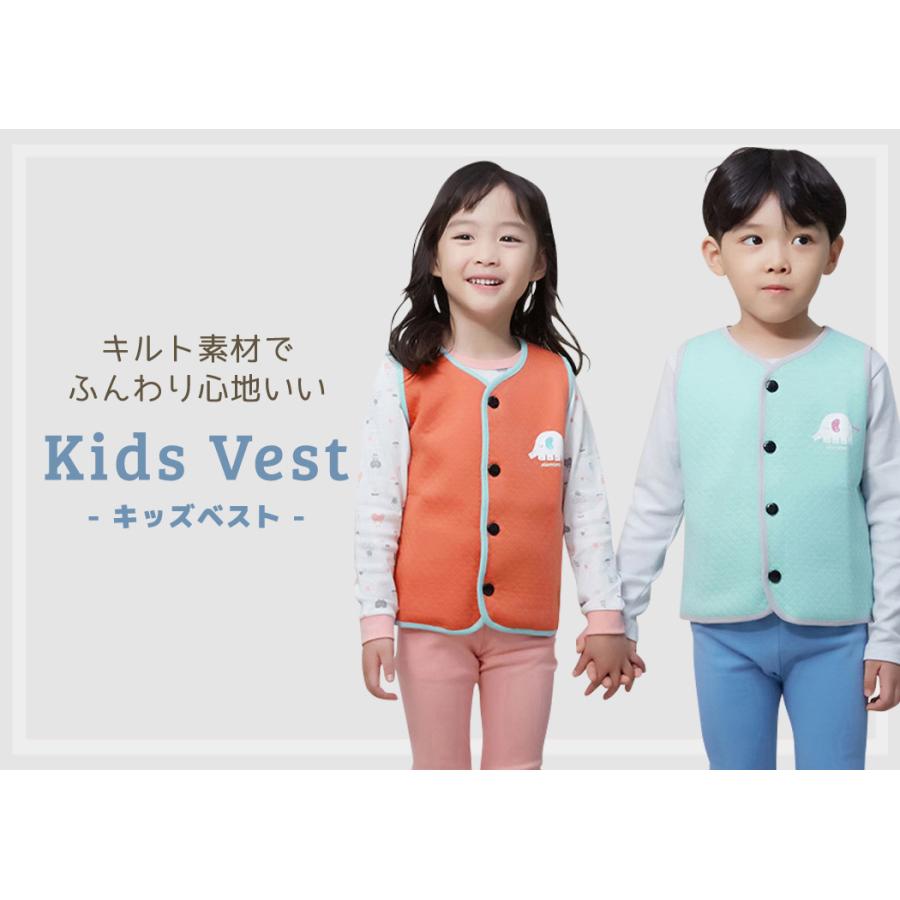 キッズ ベスト キルティング ノーカラー ベビー アウター Olomimi オロミミ 子供 男の子 女の子 ジュニア 寒さ対策 カジュアル 水着ストア 通販 Paypayモール