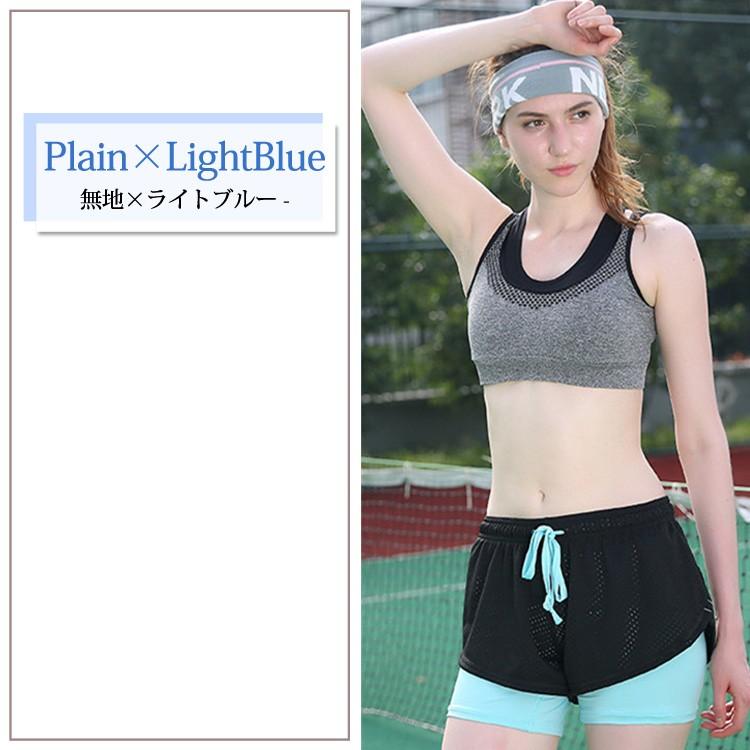 ショートパンツ レディース ショーパン 短パン ボトムス スパッツ一体型 薄手 大きいサイズ 体型カバー フィットネス ジム|水着ストア|28