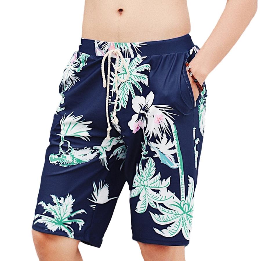 水着メンズ オシャレ ハーフパンツ 海パン 水陸両用 海水パンツ 海水浴