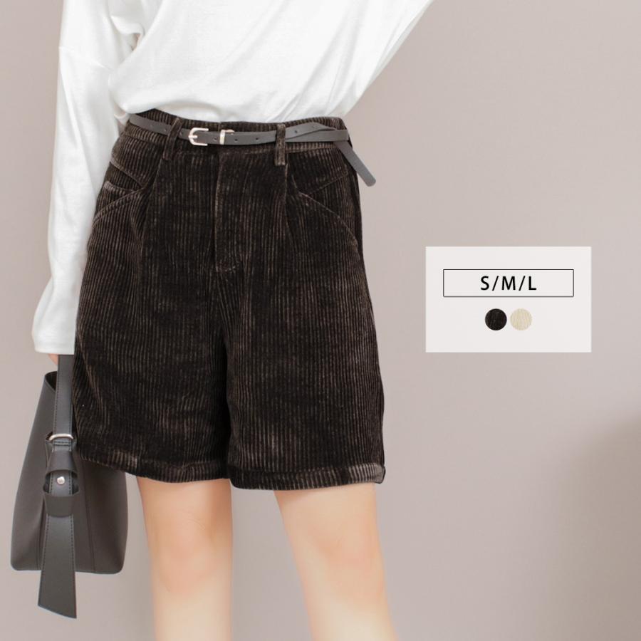 ショートパンツ コーデュロイ レディース ショート丈 半パン 半ズボン ボトムス 可愛い お洒落 こなれ感 無地 シンプル ストリート ガーリー Pants399 水着ストア 通販 Yahoo ショッピング