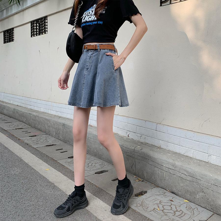 デニム スカート フレア レディース ボトムス 春 夏 おしゃれ かわいい
