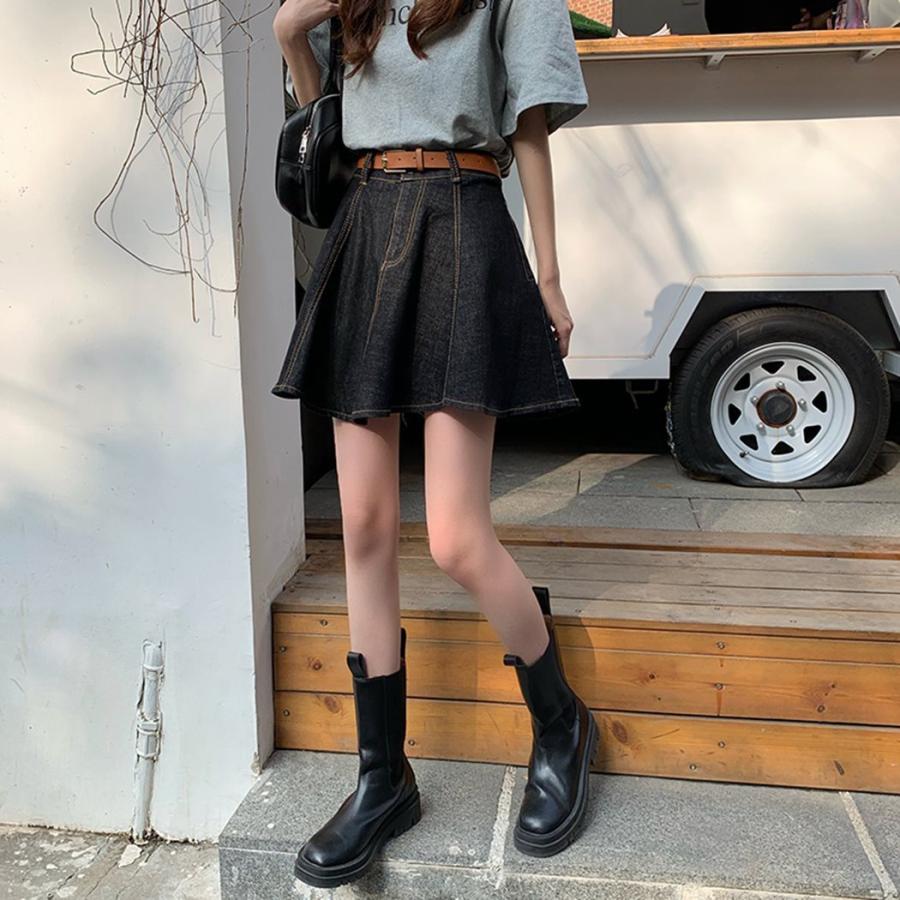 デニム スカート フレア レディース ボトムス 春 夏 おしゃれ かわいい