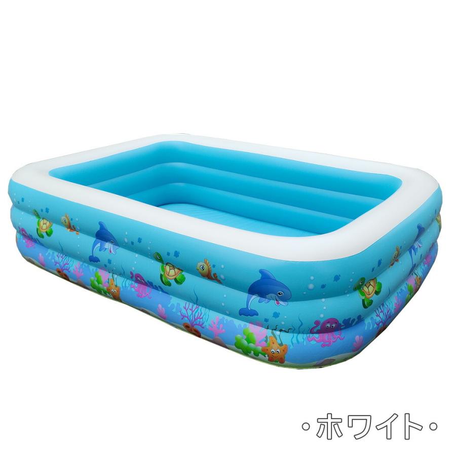 輝く高品質な ビニールプール 大型 子供用 家庭用 庭 ベランダ 長方形 3m イラスト入り 排水ホース 補正用パッチ 3点セット 女の子 男の子 新発売の