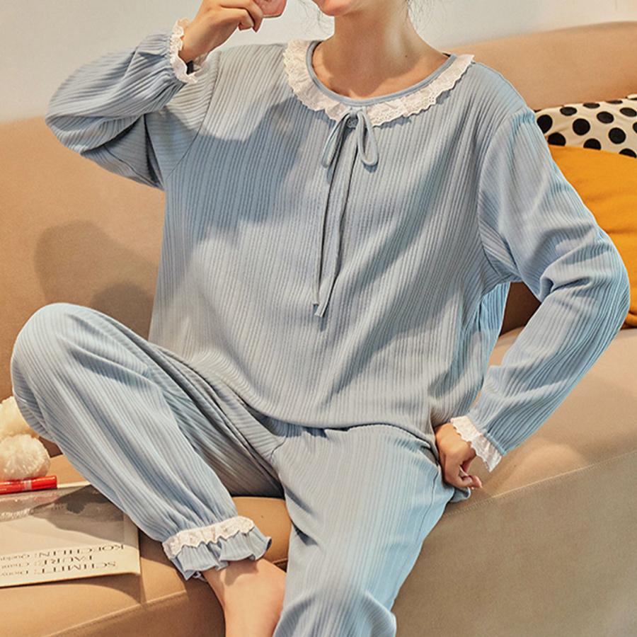ルームウェア レディース 上下セット パジャマ 春秋 かわいい お洒落 大人可愛い 部屋着 寝巻き 長袖 トップス 水着ストア 通販 Paypayモール