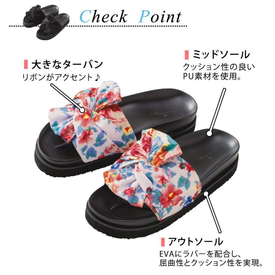 コンフォート サンダル レディース ぺたんこ 22cm 22.5cm 23cm 23.5cm 