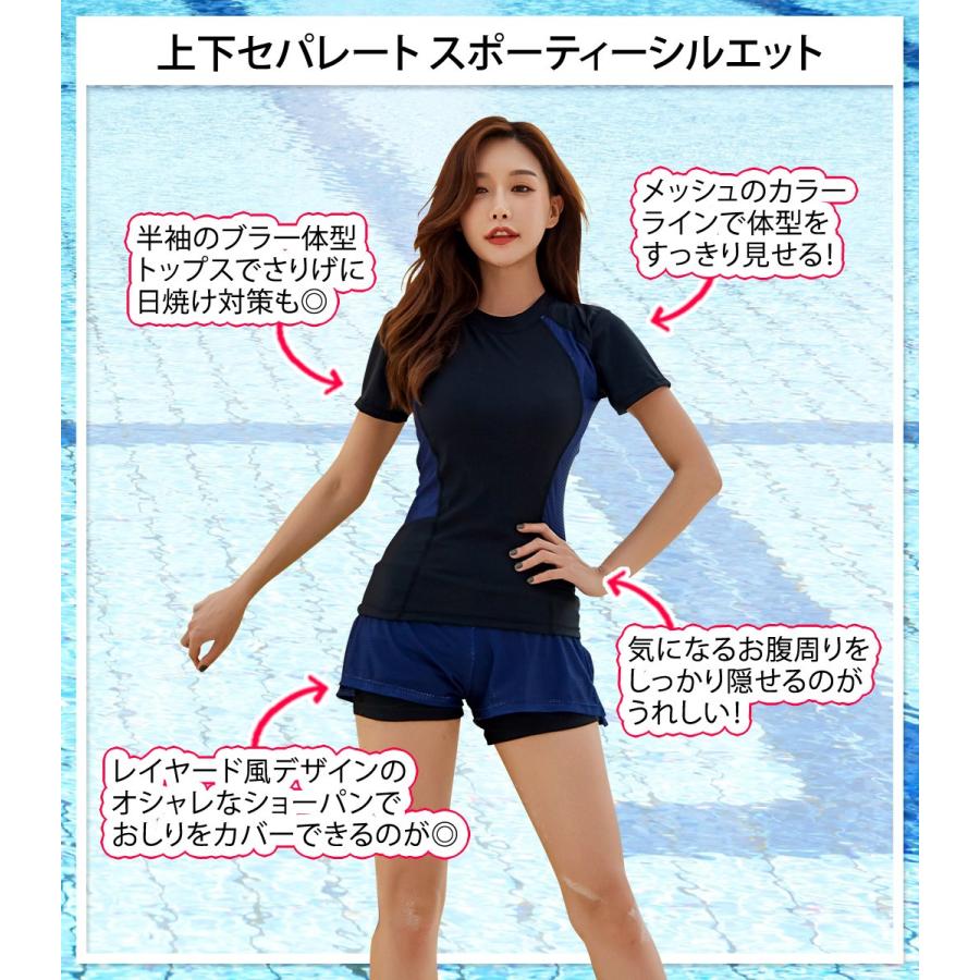 TeddyShop（テディショップ） フィットネス水着 レディース 8点セット