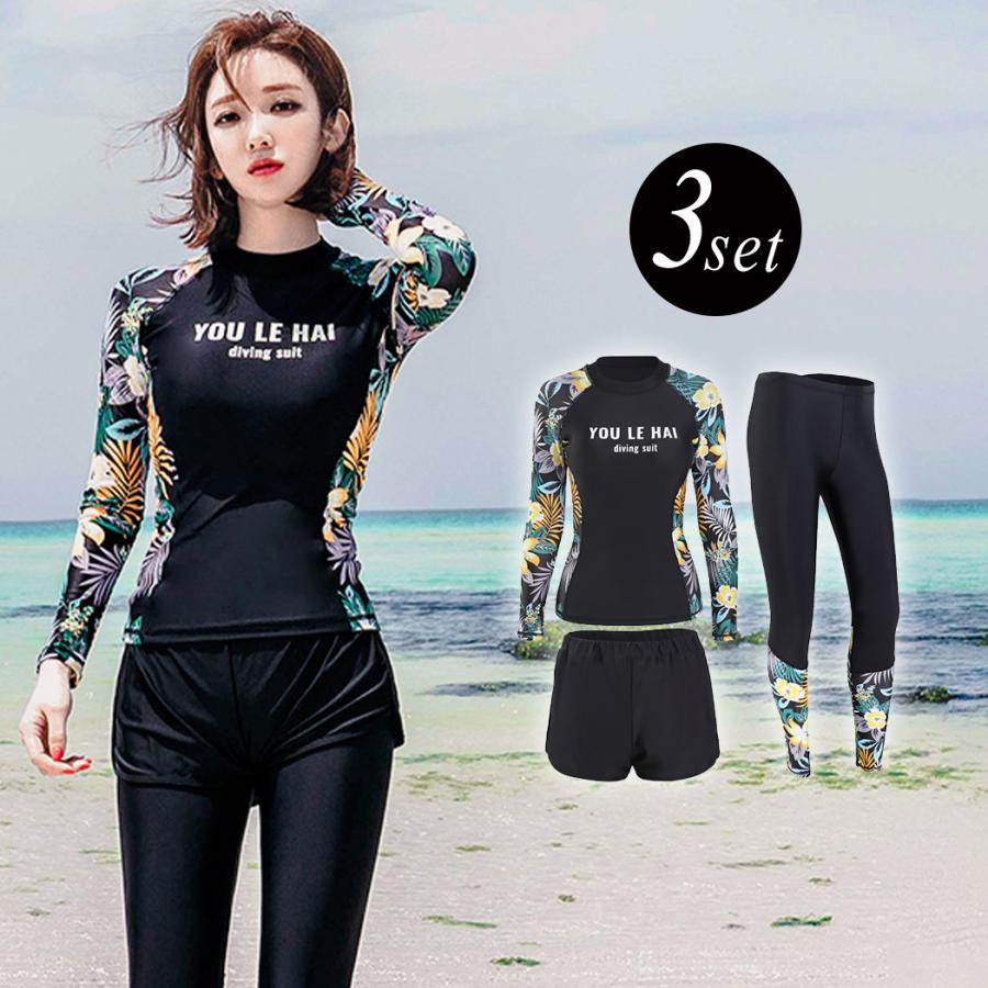 水着 レディース フィットネス 体型カバー 長袖ラッシュガード 大きいサイズ 代 30代 40代 50代 ママ水着 水着ストア 通販 Paypayモール