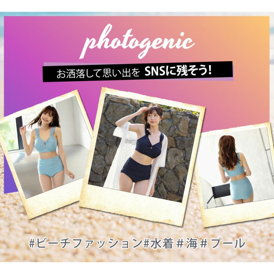 水着 レディース ビキニ 上下セット ねじれデザイン おしゃれ かわいい セクシー 無地  20代 30代 40代｜mizuki-store｜18