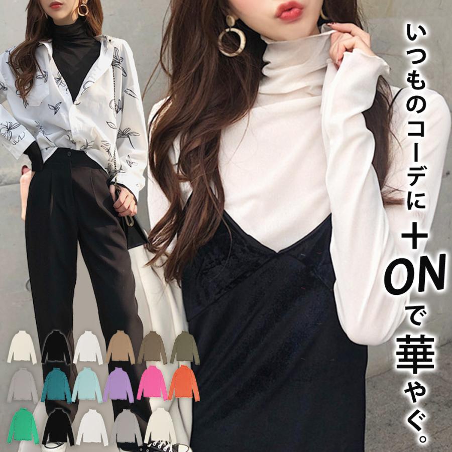 シースルー シアー カットソー レディース 長袖 トップス インナー 春夏 秋 おしゃれ 透け タートルネック 黒 白 M Lサイズ 水着ストア 通販 Paypayモール