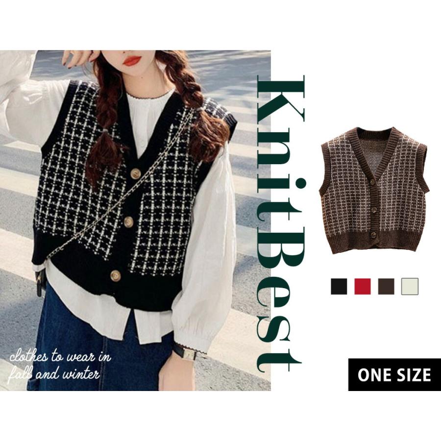 ベスト レディース 前開き 秋冬 トップス アウター Vネック おしゃれ