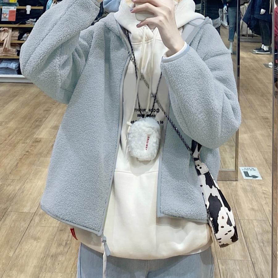 パーカー レディース ボア 生地 秋 冬 おしゃれ 長袖 トップス