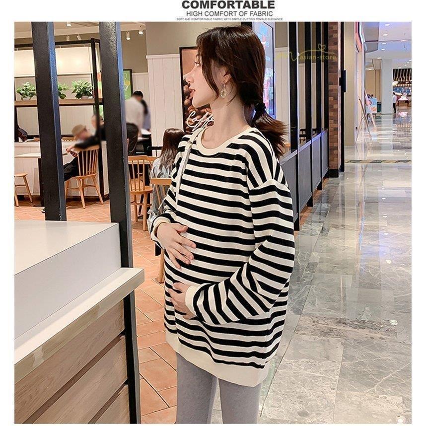 マタニティ 服 トレーナー トップス ビックシルエット チュニック 妊婦服 長袖 ゆったり 仕事服 ルームウェア 綺麗め レディース 体型カバー 秋 コーデ 産前産後 激安直営店