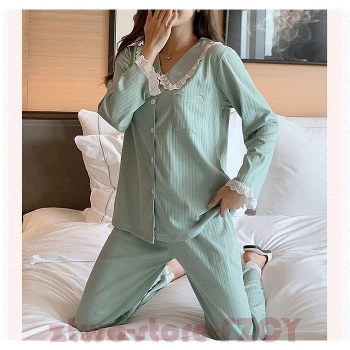 通販激安 寝巻き 部屋着 韓国風 ロングパンツ シンプル 上下セット 長袖パジャマ 冬 秋 レディース ルームウェア パジャマ 前開き 可愛い オシャレ リフランス 無地 上下セット カラー ピンク Www Aidija Lt