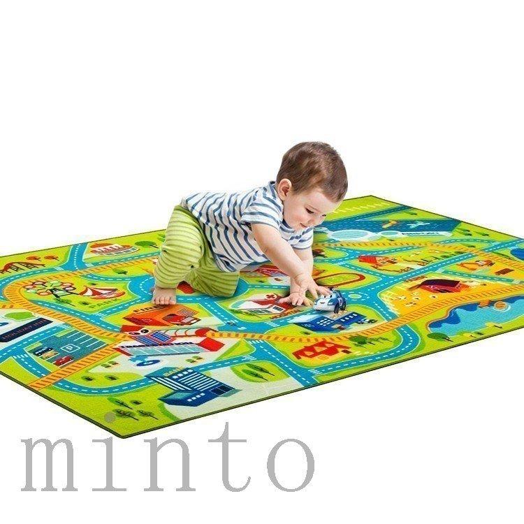 10色 ラグマット プレイマット プレー絨毯 カーペット ラグ レール ベビー キッズ 子供 ミニカー 遊ぶマット 道路 線路 子供部屋 洗える 絨毯 洗濯可能 Zys2307a35 みずこショップyahoo 店 通販 Yahoo ショッピング