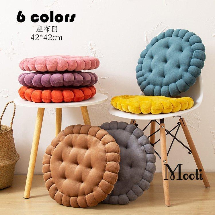 座布団 おしゃれ 丸型 ビスケット クッション チェアパッド チェアマット フロアクッション 円形 綿入り 座布団 抱き枕 畳 和室 リビング 寝室 椅子 在宅勤務 Zys2315b175 みずこショップyahoo 店 通販 Yahoo ショッピング